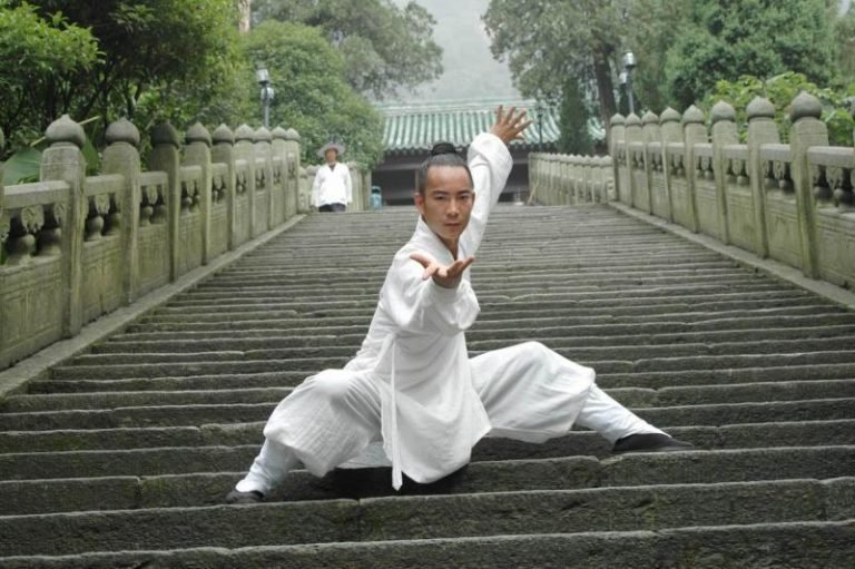 image shows wudang kung fu master qingfengzi