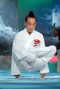 The image shows, Wudang Kungfu Master Qingfengzi